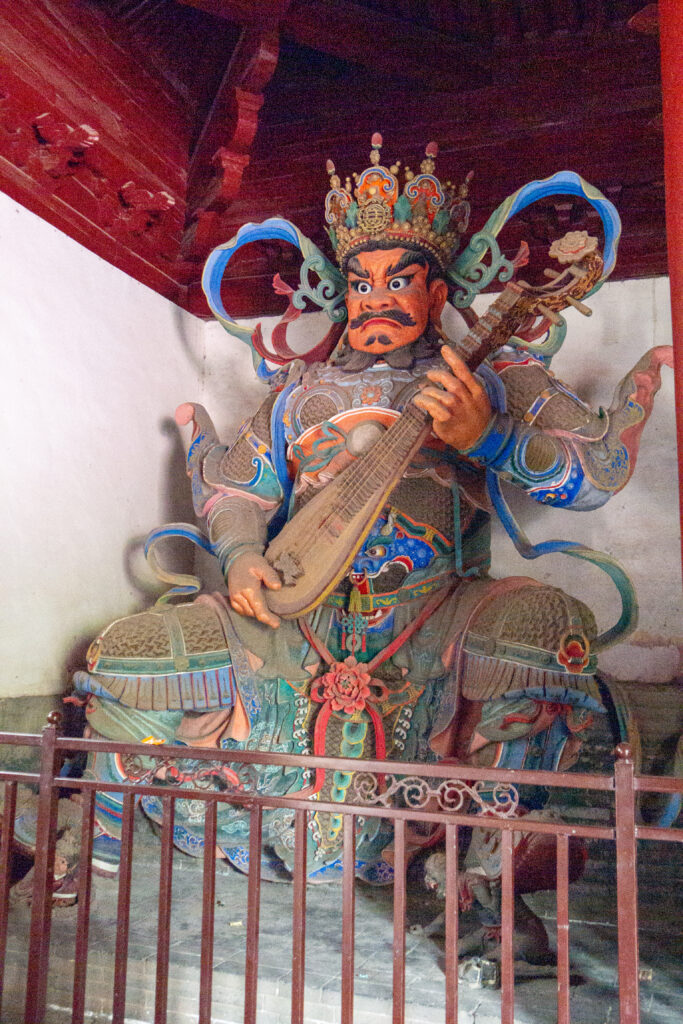 Torwächter Statue im Tempel