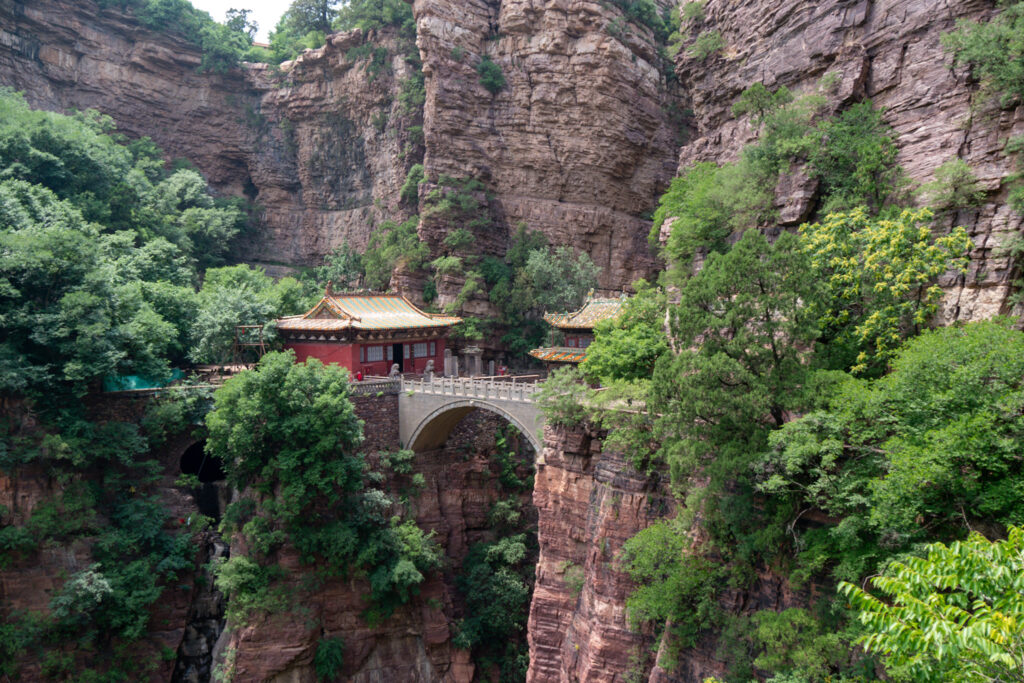 Blick zum Fuqing Tempel